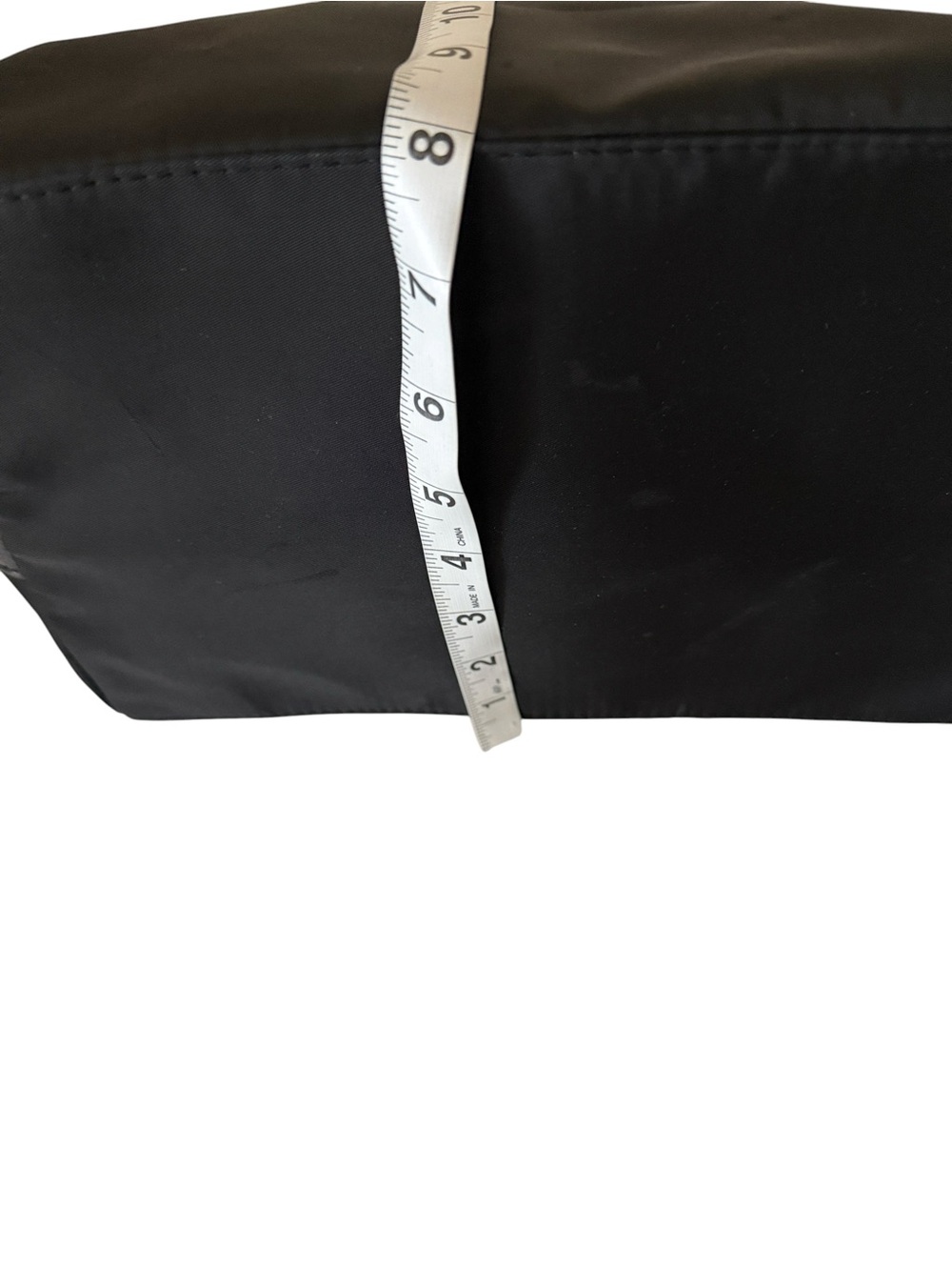 Botkier vibes Black Tote Bag - Classic Everyday Carry, nylon/cloth, 18”x11”x8” - Picture 8 of 12